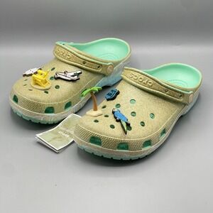 Crocs Men's 9 Clogs Margaritaville Women's 11 Shoes Tropical Jibbitz Ltd Ed